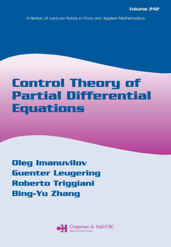 Control theory of partial differential equations