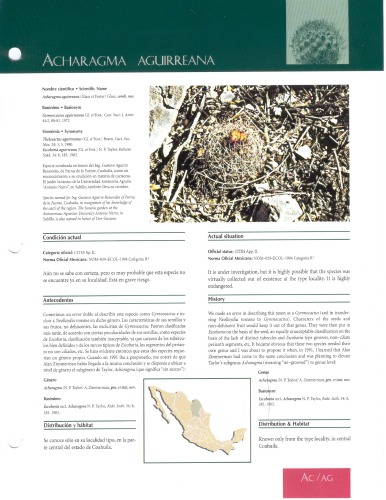 Threatened cacti of Mexico