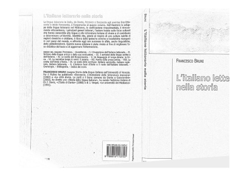 L'italiano letterario nella storia