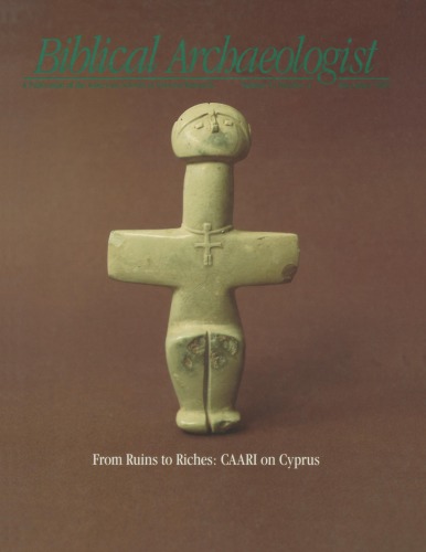 [Magazine] The Biblical Archaeologist. Vol. 52. No 4