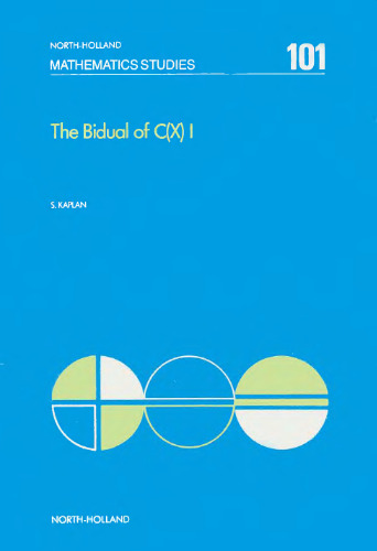 The bidual of C(X) I