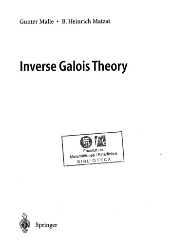 Inverse Galois Theory