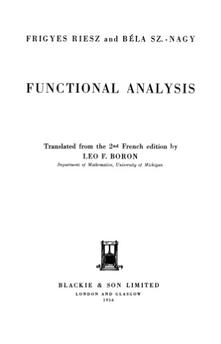 Functional analysis