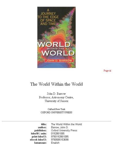 The world within the world  