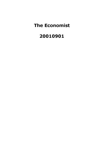 The Economist - 01 September 2001  