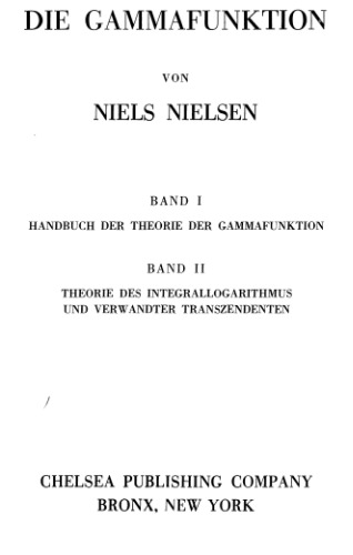 Gammafunktion und Integrallogarithmus