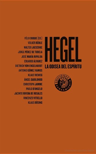 Hegel La Odisea Del Espiritu  