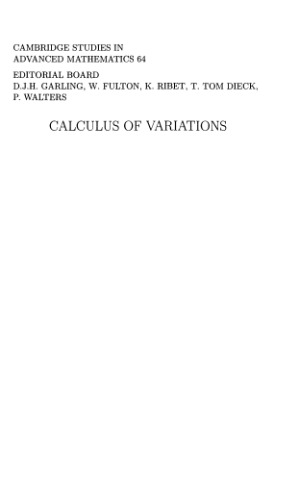 Calculus of variations