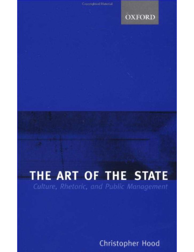 The art of the state: culture, rhetoric, and public management