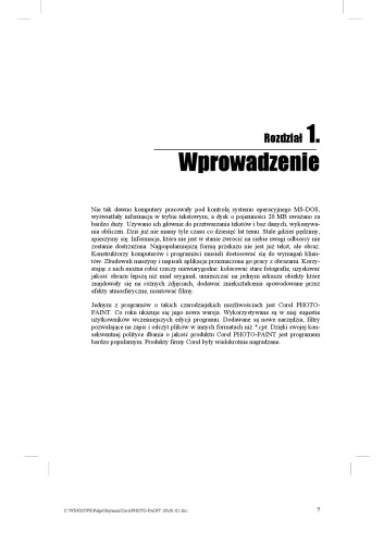 Corel PHOTO-PAINT 10. Ćwiczenia praktyczne  