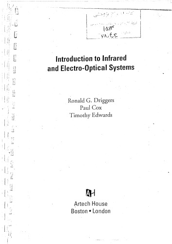 Introduction to Infrared and Electro-Optical Systems (Artech House Optoelectronics Library)  