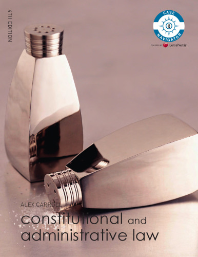 Constitutional and Administrative Law (Foundation Studies in Law)  