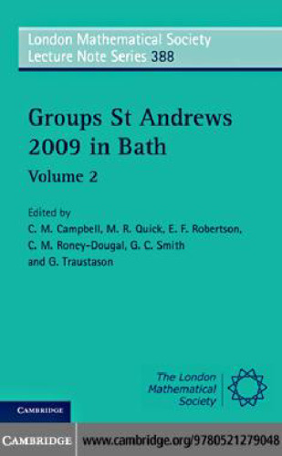 Groups St Andrews 2009 in Bath: Volume 2