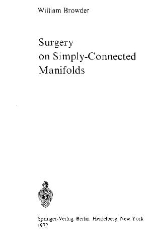 Surgery on simply-connected manifolds