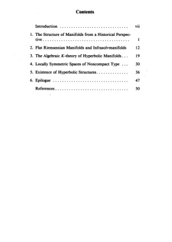 Classical aspherical manifolds