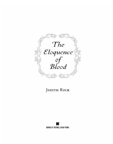 The Eloquence of Blood  