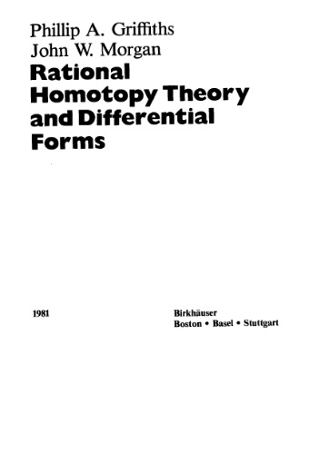Rational Homotopy Theory and Differential Forms