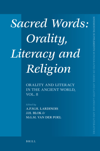 Sacred Words: Orality, Literacy, and Religion