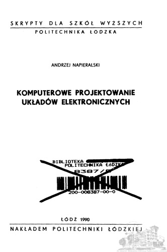 Komputerowe projektowanie układów elektronicznych