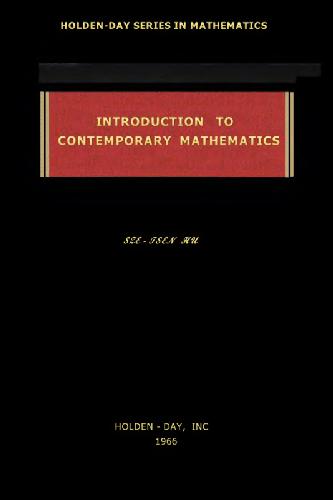 Introduction to contemporary mathematics