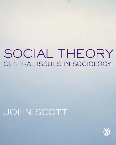 Social theory: central issues in sociology  