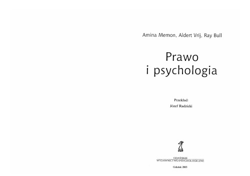 Prawo i psychologia  
