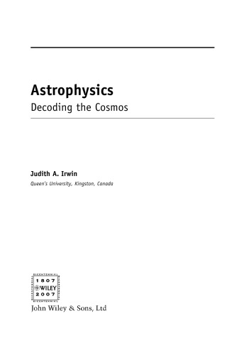 Astrophysics: Decoding the Cosmos  