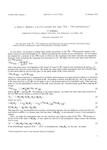 Physics Letters B vol 38