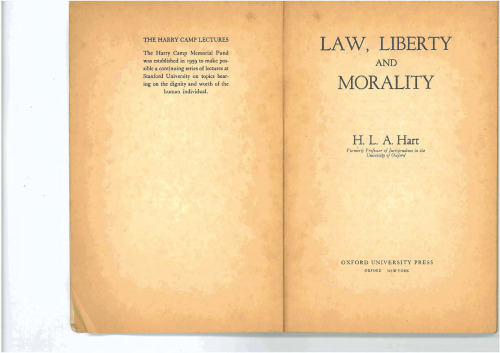Law, Liberty, and Morality  