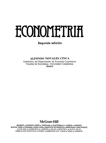 Econometría  