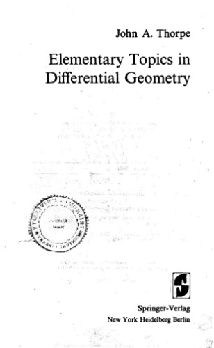 Elementary topics in differential geometry