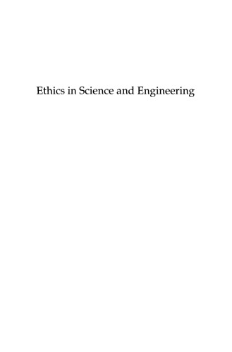 Ethics in Science and Engineering (Wiley-Scrivener)  