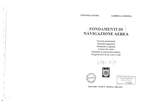Fondamenti di navigazione aerea  