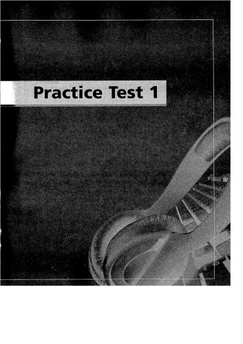 Sharpening Skills for the TOEFL iBT, Four Practice Tests (with 4 Audio CDs), Book 1  