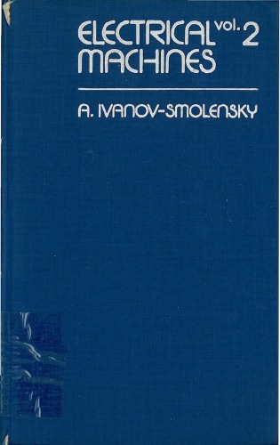 Electrical Machines , Vol. 2  