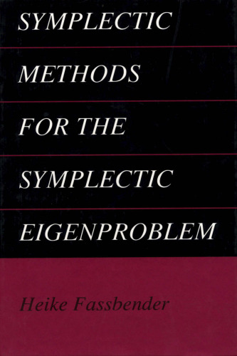 Symplectic methods for the symplectic eigenproblem  