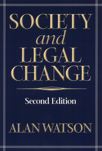 Society and Legal Change, 2nd Edition  