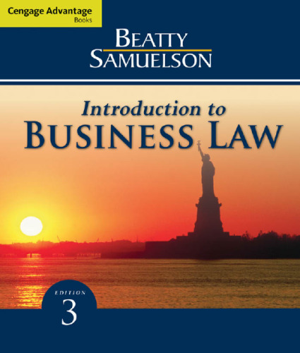 Introduction to Business Law, 3rd Edition  