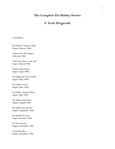 The Complete Pat Hobby Stories  