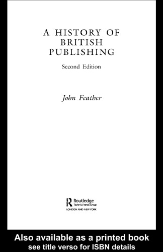 A history of British publishing  