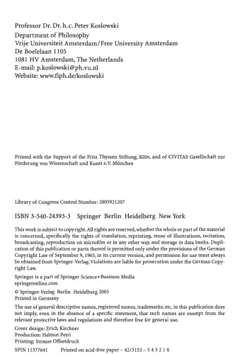 The Discovery of Historicity in German Idealism and Historism (Ethical Economy)  