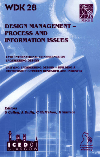 Design Management: Process and Information Issues (Iced) (Issues v)  