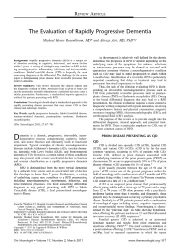 The Neurologist Issue. Volume 17(2), pgs. 67-123