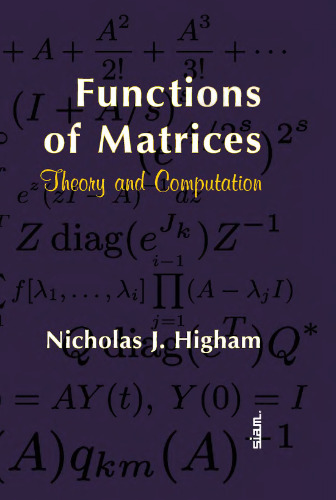 Functions of matrices: theory and computation