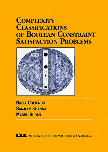 Complexity classifications of Boolean constraint satisfaction problems
