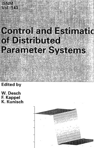 Control and estimation of distributed parameter systems