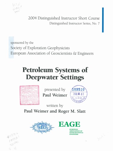 Petroleum Systems Of Deepwater Settings (Distinguished Instructor Series)