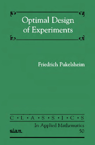 Optimal Design of Experiments