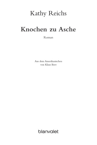 Knochen zu Asche (Roman)