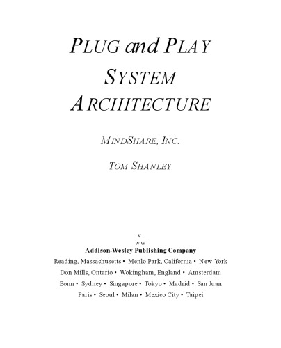 Plug and Play System Architecture